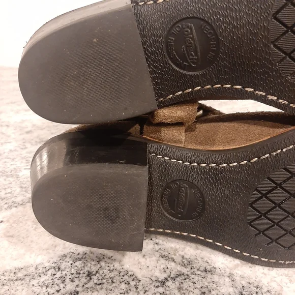 Frye Tan Suede Ankle Boots - Picture 10 of 16